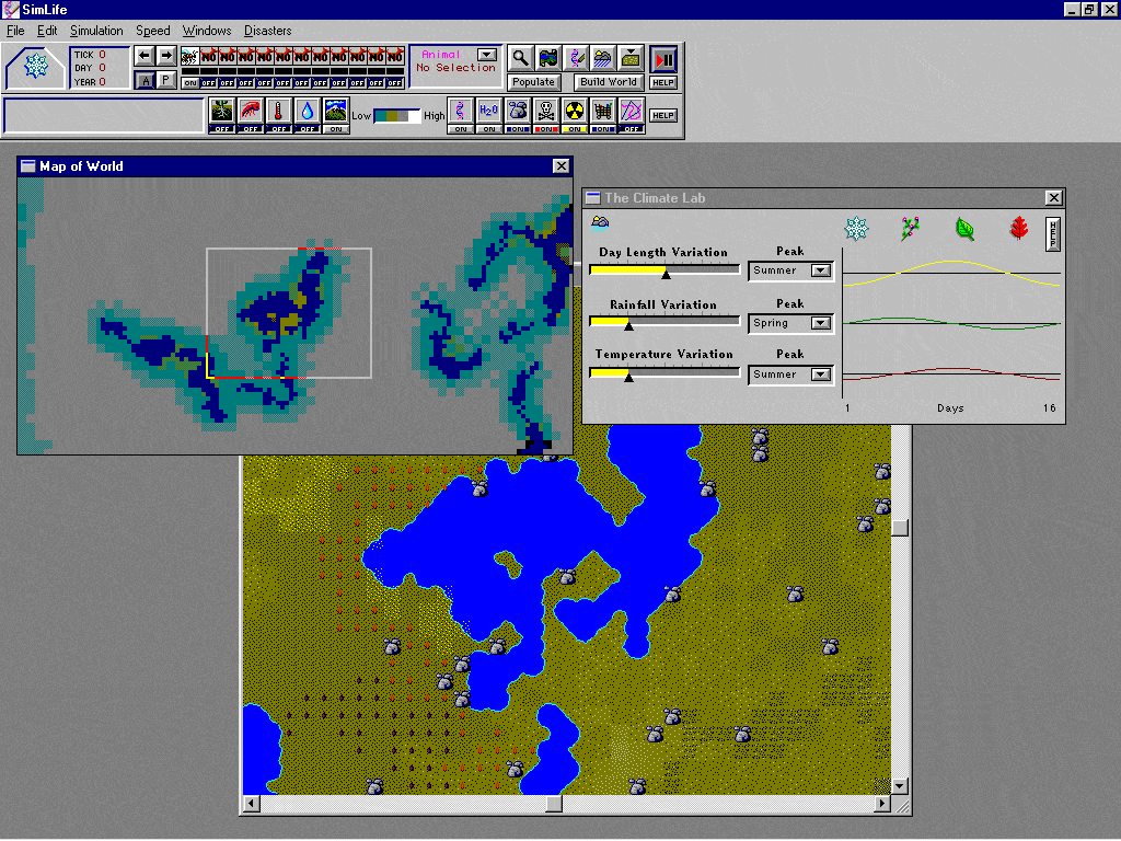 Sim editor. SIMLIFE 1992. SIMLIFE Maxis. SIMEARTH.